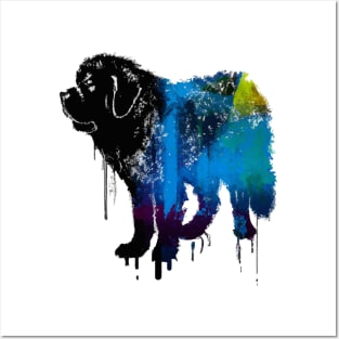 Neapolitan Mastiff Stencil Design Posters and Art